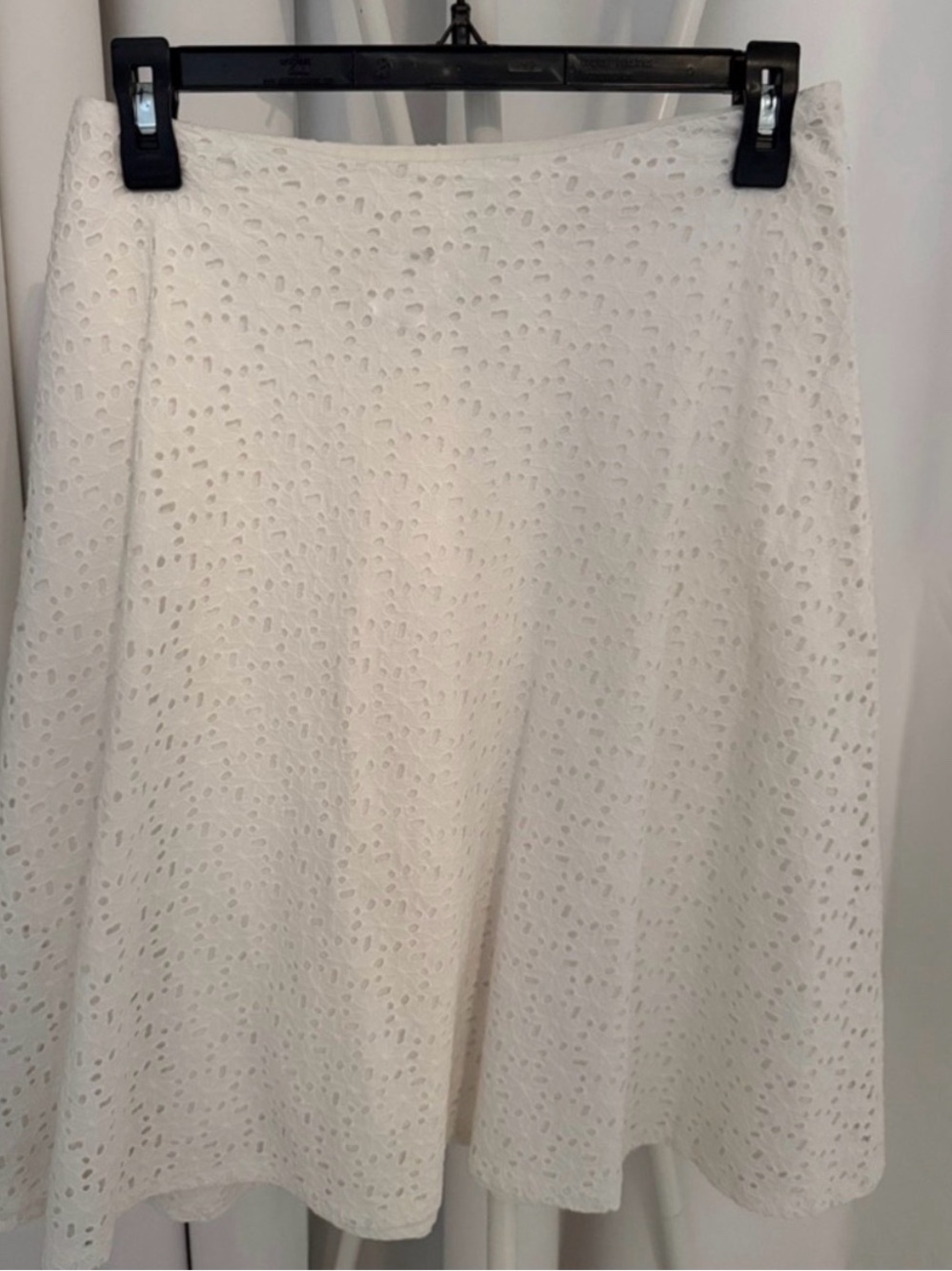 GAP White Eyelet A-Line Skirt